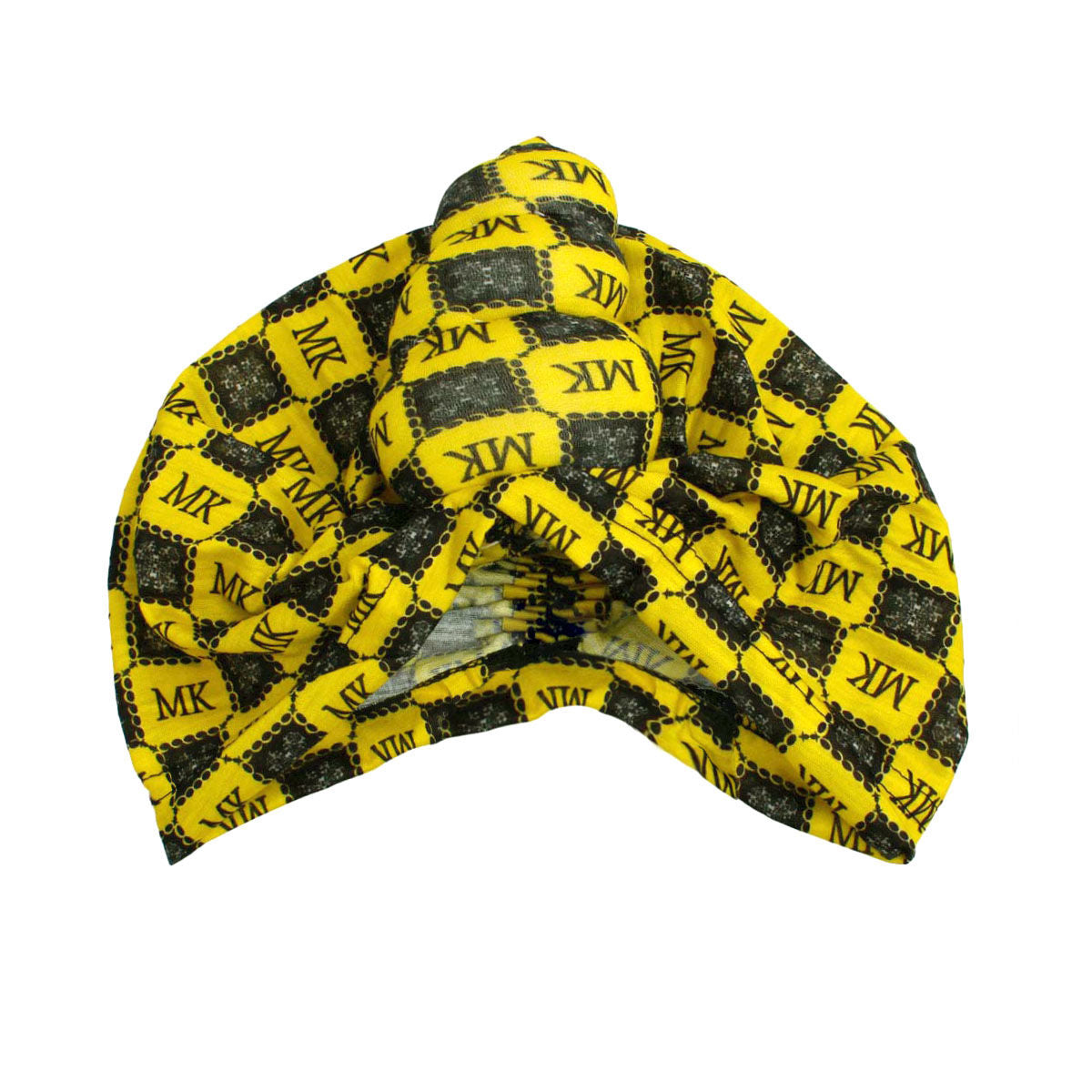 Turban Headband Tall Twist Knot Yellow Stylish Fashion Accessory