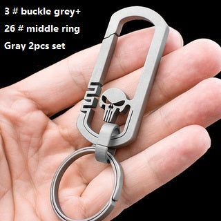 Titanium Alloy Keychain Fashionable Men&
