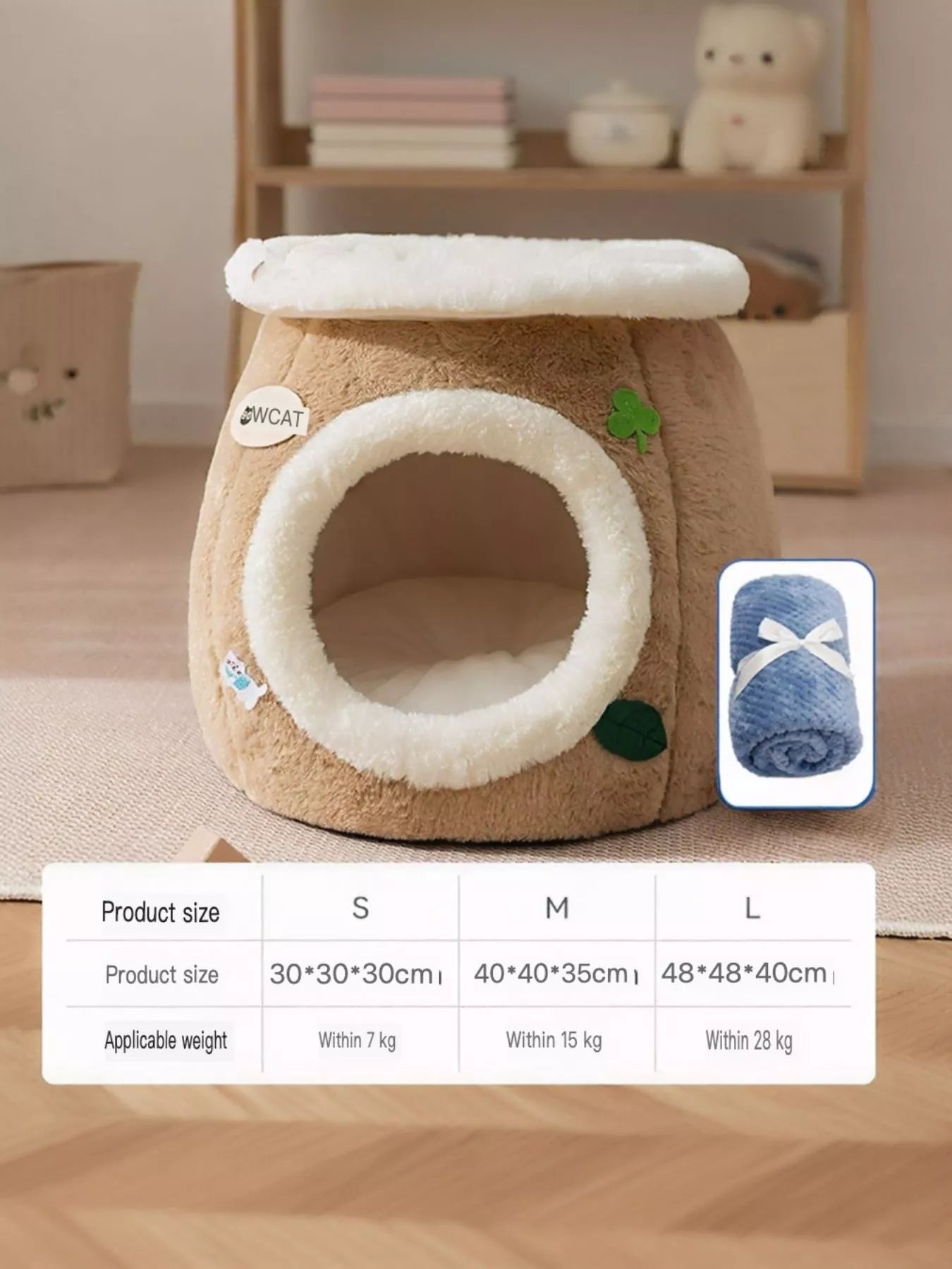 Cozy Tree Stump Pet Nest - Loving It Shop