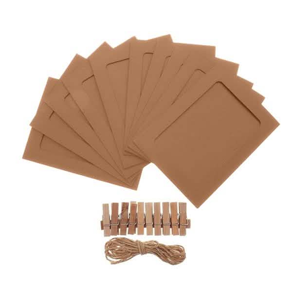 10-Piece: 3 Inch DIY Creative Wall Hanging Photo Frame
