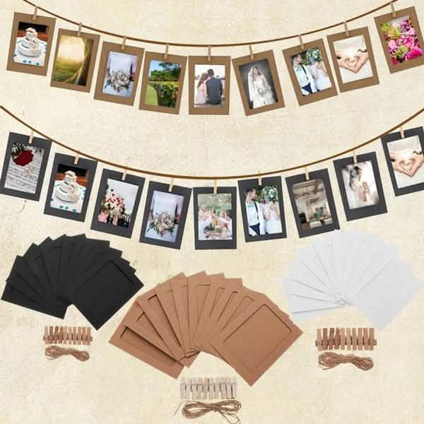 10-Piece: 3 Inch DIY Creative Wall Hanging Photo Frame