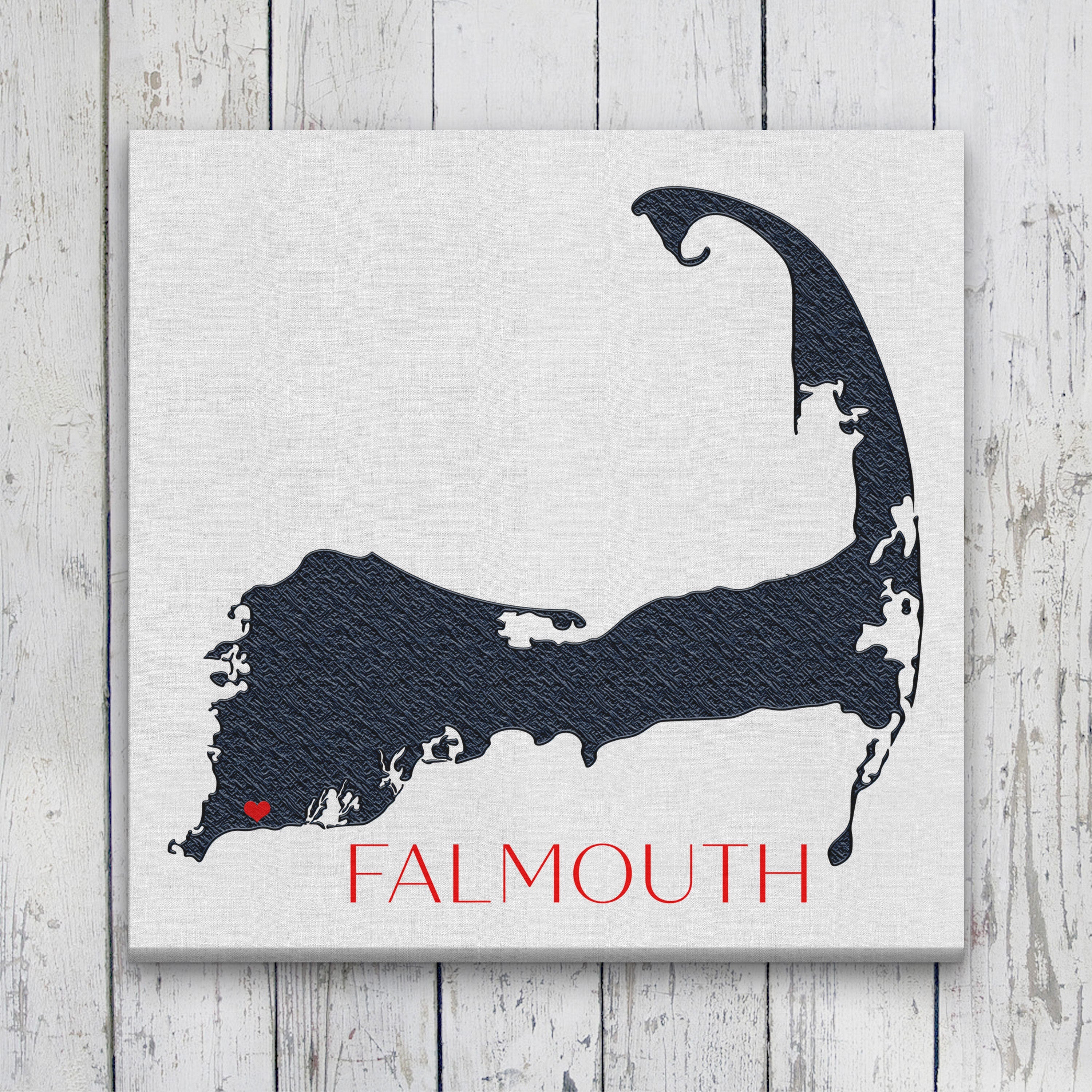 Cape Cod Canvas Customizable Silhouette Wall Decor