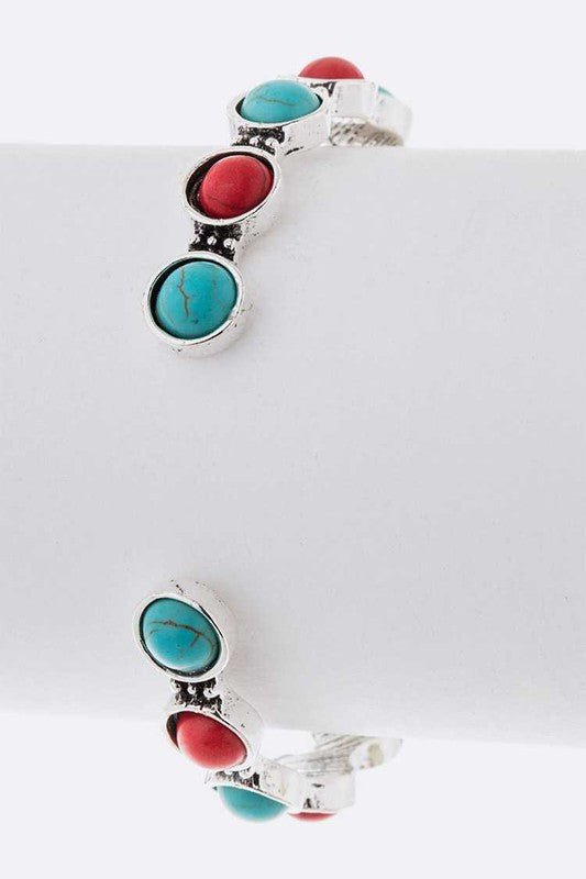 Stone Pave Adjustable Open Cuff - Loving It Shop