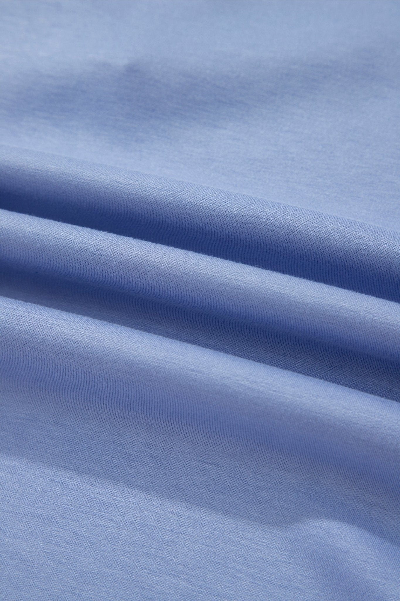 Sky Blue Preppy Striped Trim V Neck Polo Tee Drawstring Skirt Set - Loving It Shop