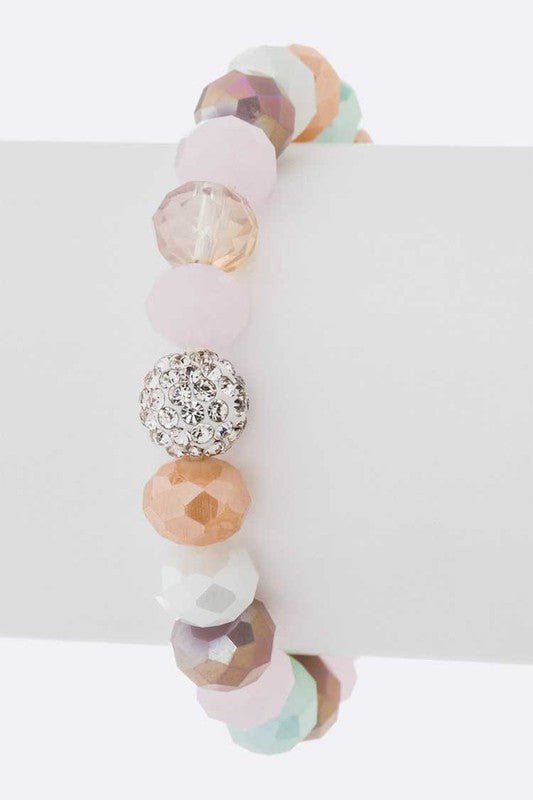 Crystal Bead Stretch Bracelet Set - Loving It Shop