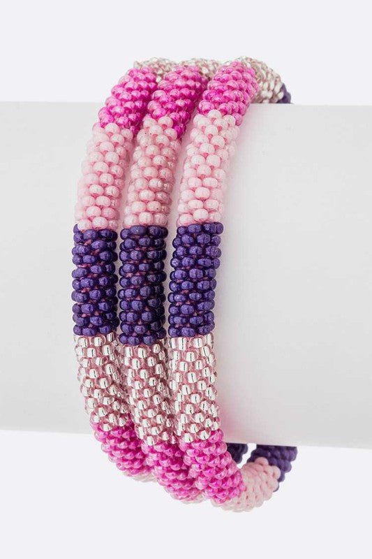 Nepal Roll Up Friendship Bracelet Set - Loving It Shop