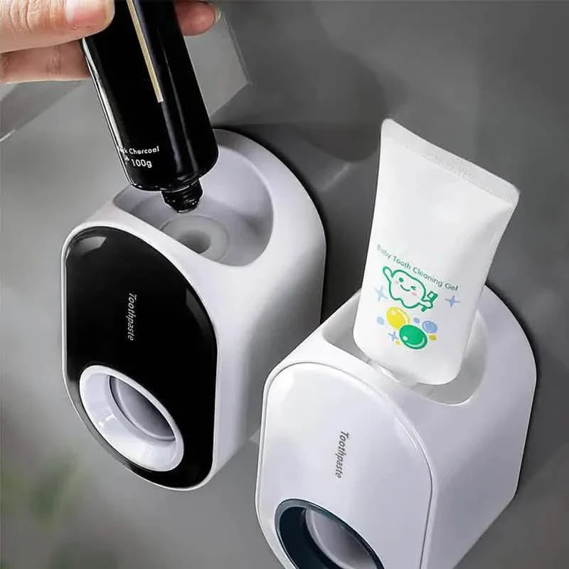 2-Pack: Wall-Mounted Automatic Toothpaste Dispenser
