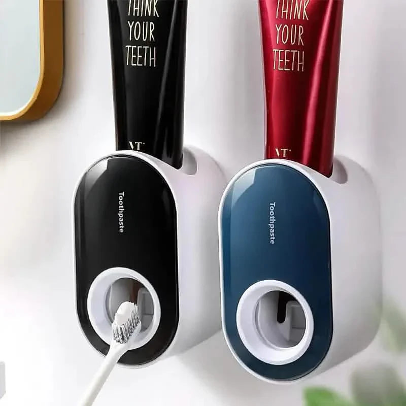 2-Pack: Wall-Mounted Automatic Toothpaste Dispenser