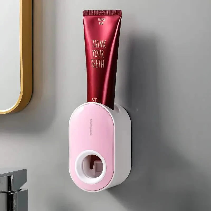 2-Pack: Wall-Mounted Automatic Toothpaste Dispenser