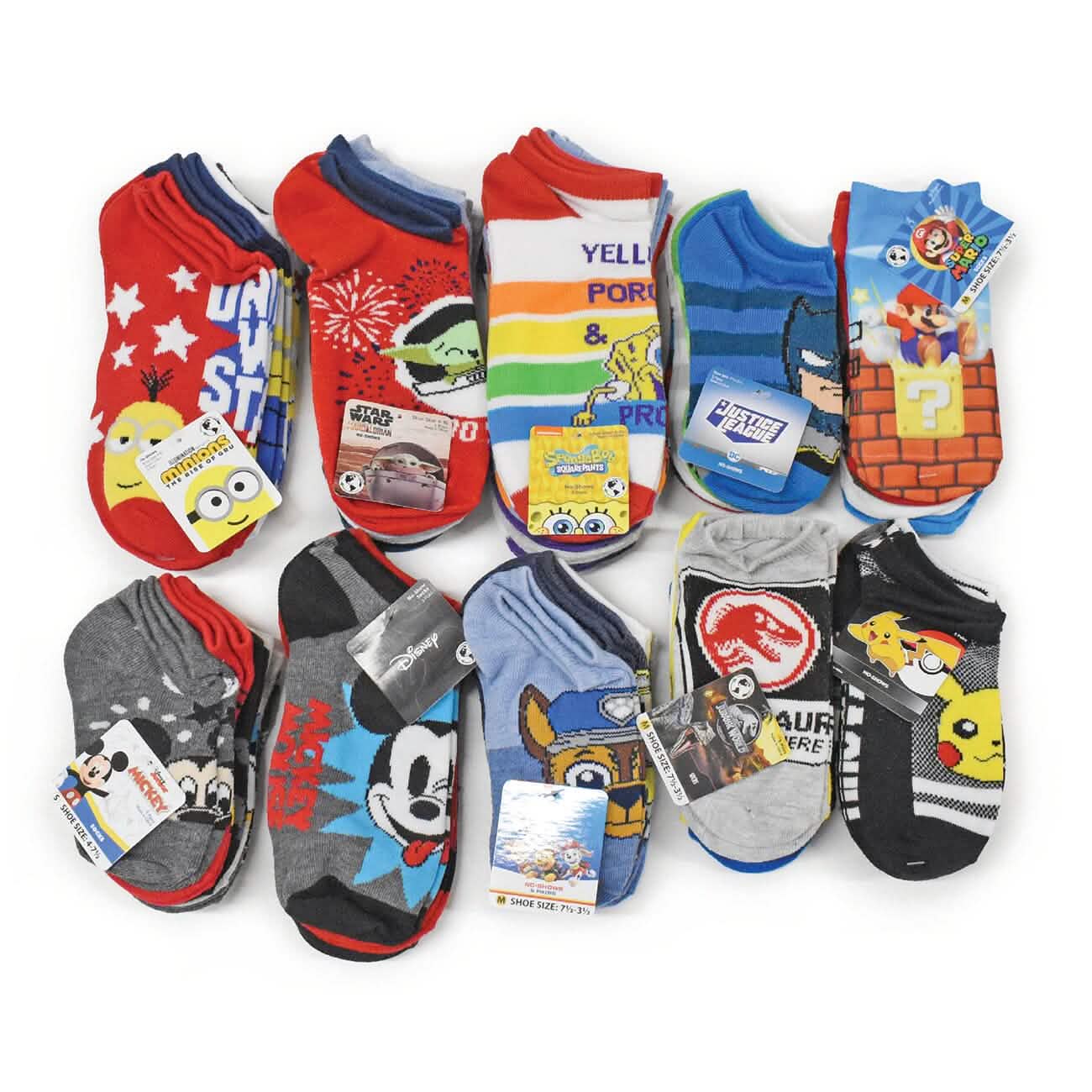 20-Pair: Licensed Assorted Kids&