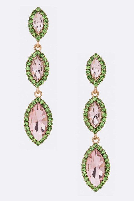 Crystal Drop Statement Earrings - Loving It Shop