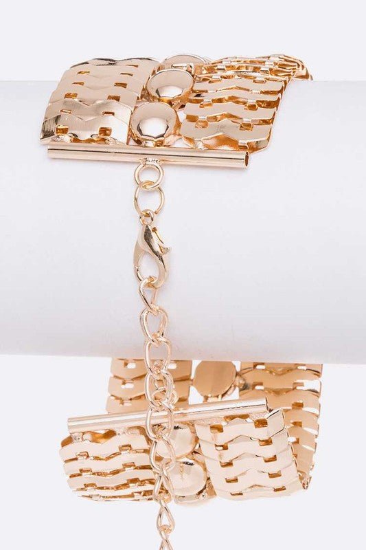 Coil Chain Designed Bracelet - Loving It Shop