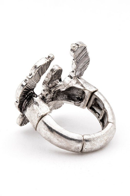 Squash Blossom Western Stretch Ring - Loving It Shop