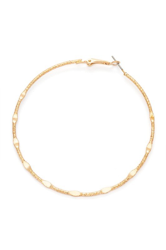 70MM Mix Texture Dainty Hoop Earrings - Loving It Shop