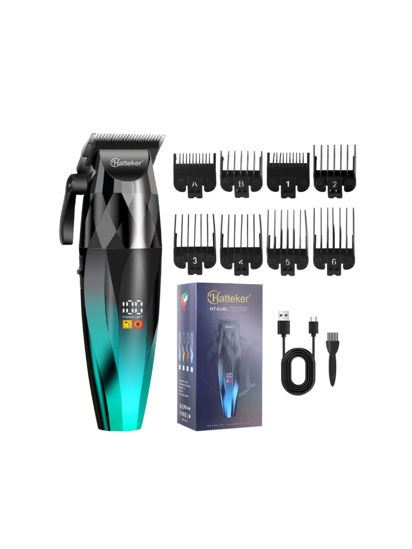Cordless Hair Clipper with LED Display - Loving It Shop