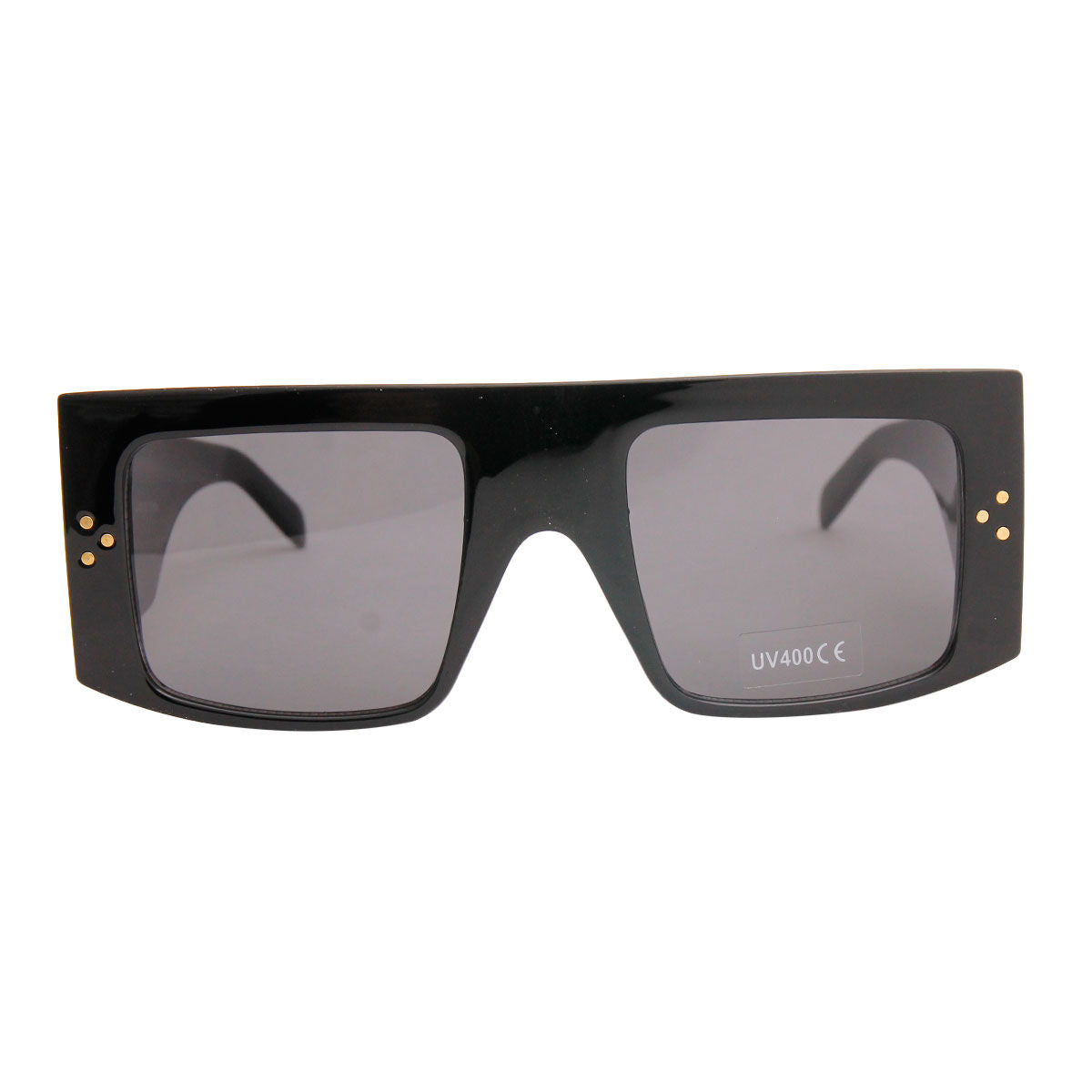 Extra Wide Black Sunglasses Stylish Statement Fashion Accessory