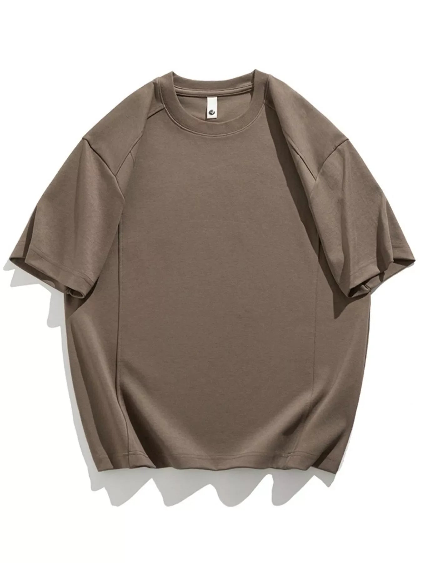 Men's Plus Size Oversized Solid Color Casual T-Shirt