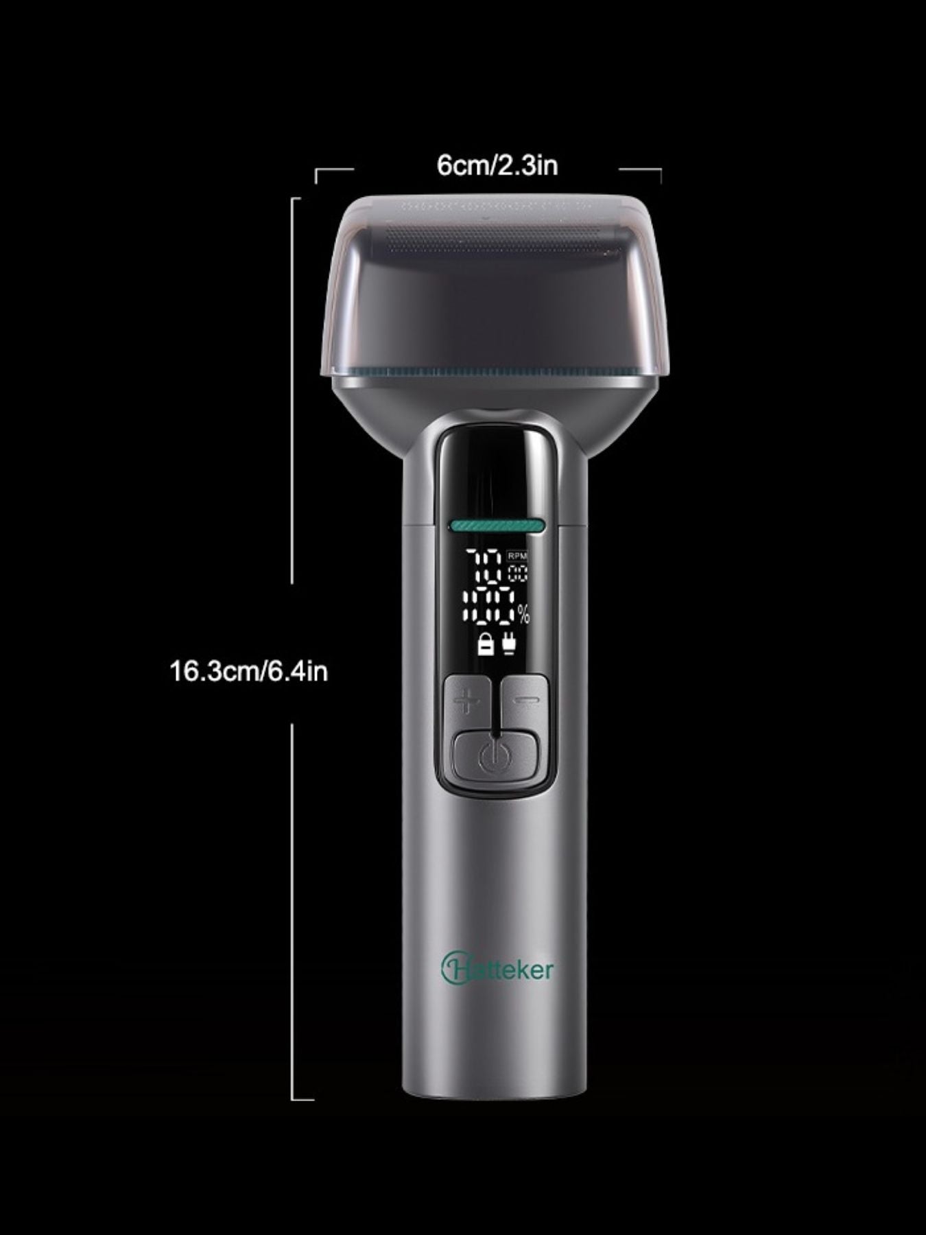 Rechargeable Electric Shaver with LED Display - Loving It Shop