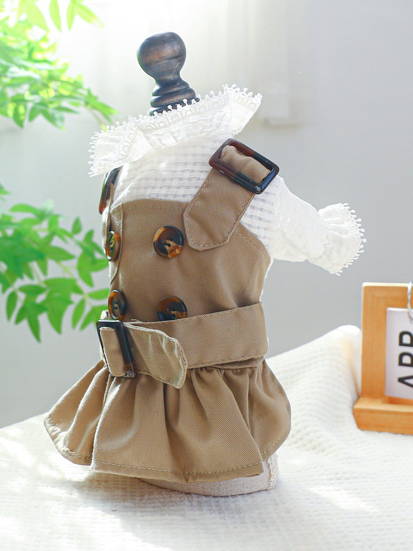Buckle Pet Trench Coat - Loving It Shop