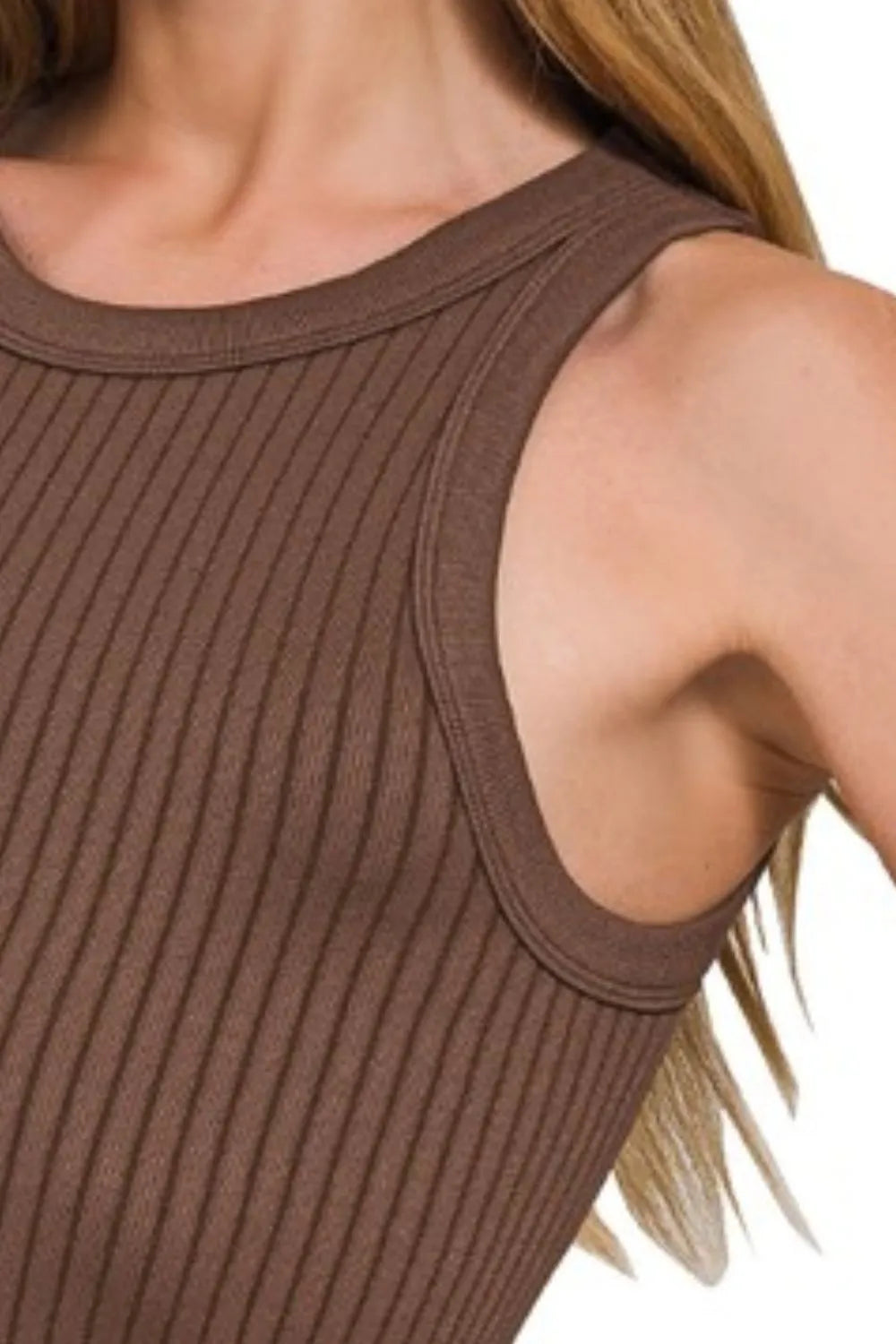 Seamless Ribbed Crop Tank