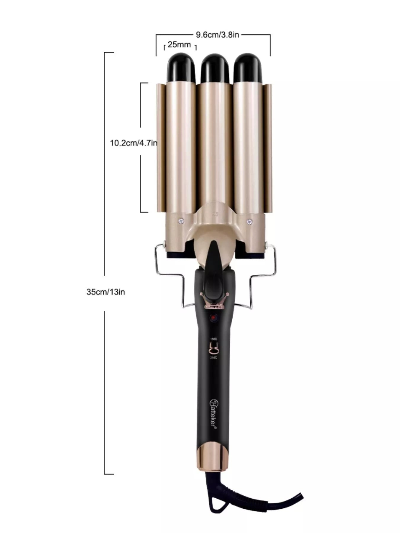 3 - Barrel Instant Waver Curling Iron - Loving It Shop
