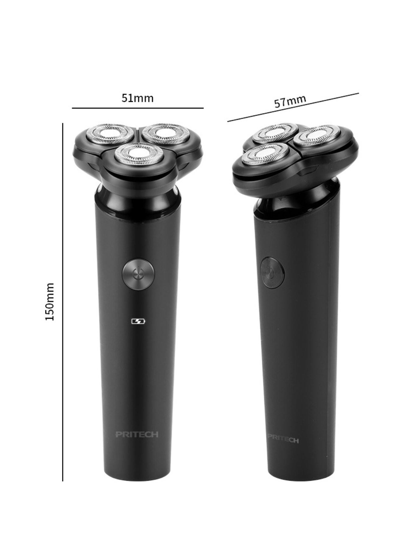 Rechargeable 3 - Head Rotary Shaver - Loving It Shop