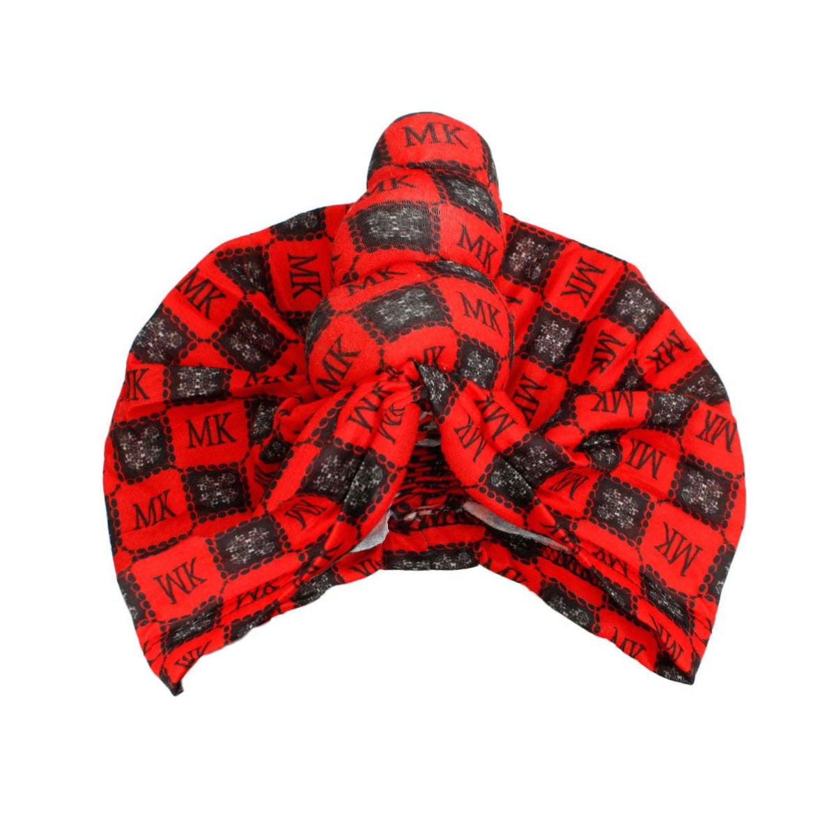 Turban Headband Tall Twist Knot Red Stylish Fashion Accessory