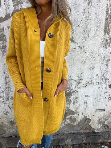 Mid-length Sweater Cardigan Women&
