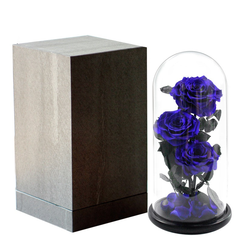 Double Preserved Flower Rose Valentine&