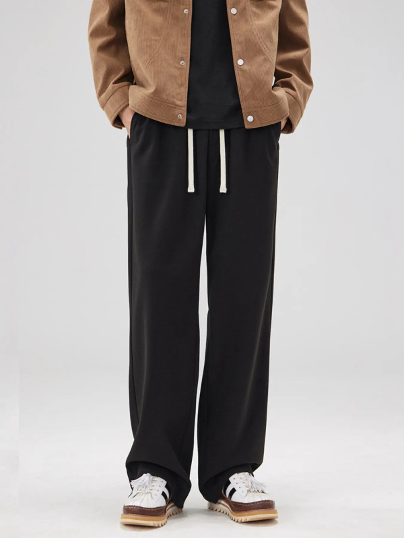 Men's Full Size Relaxed Fit Drawstring Pants Plus Size