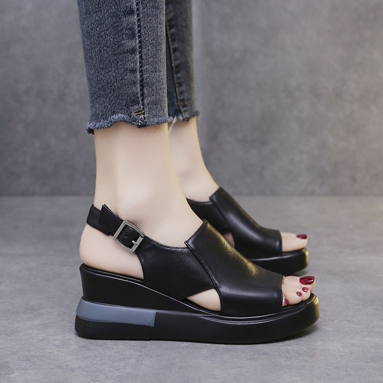Platform Platform Wedge Fashion High Heel Sandals Women&