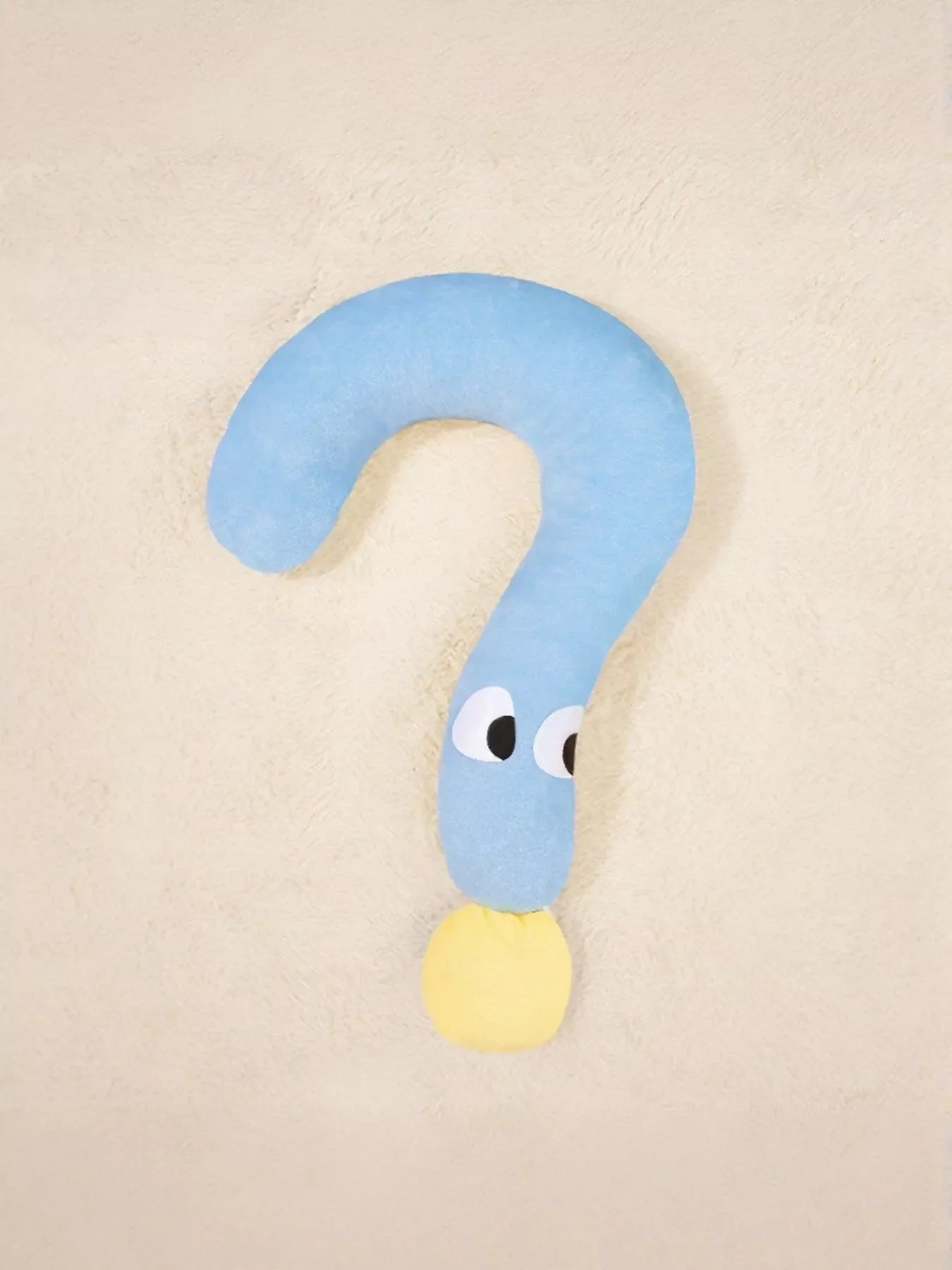 Question Mark Shaped Plush Pet Bed - Loving It Shop