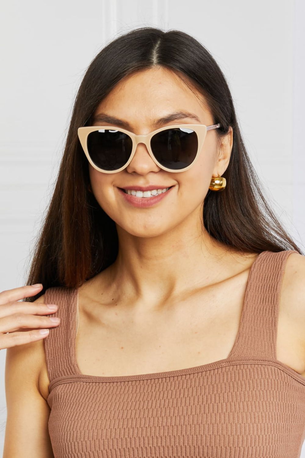 Cat - Eye Acetate Frame Sunglasses - Loving It Shop