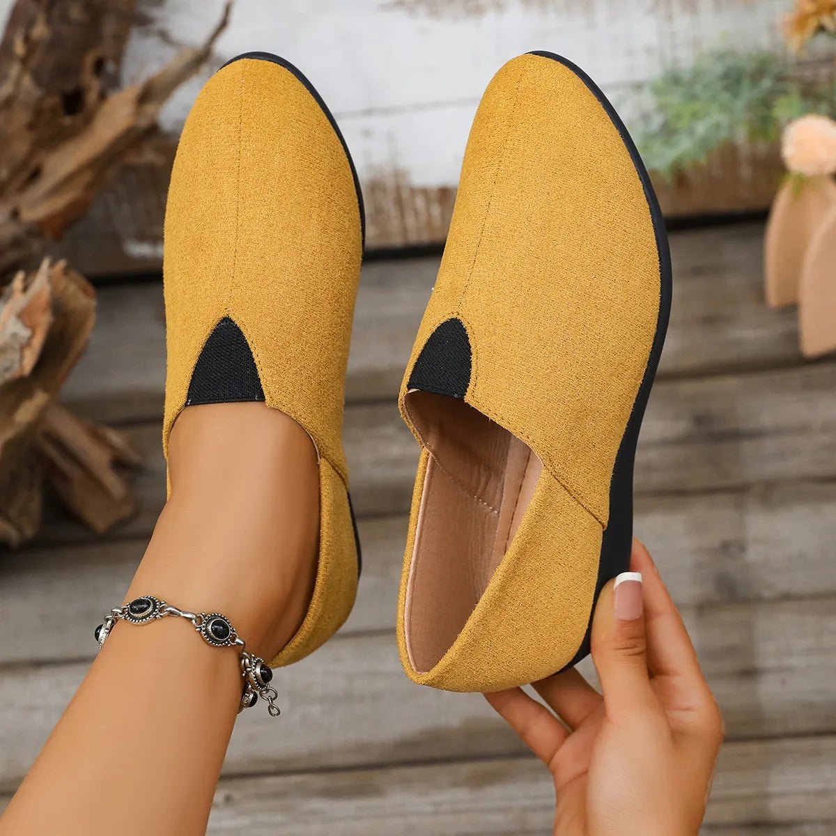 Breathable Mesh Slip - On Loafers - Loving It Shop