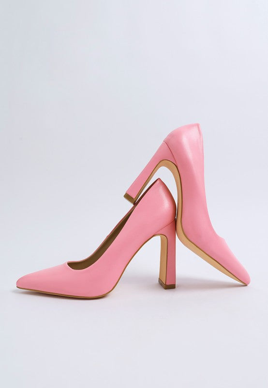 Shacarri Faux Leather Pumps