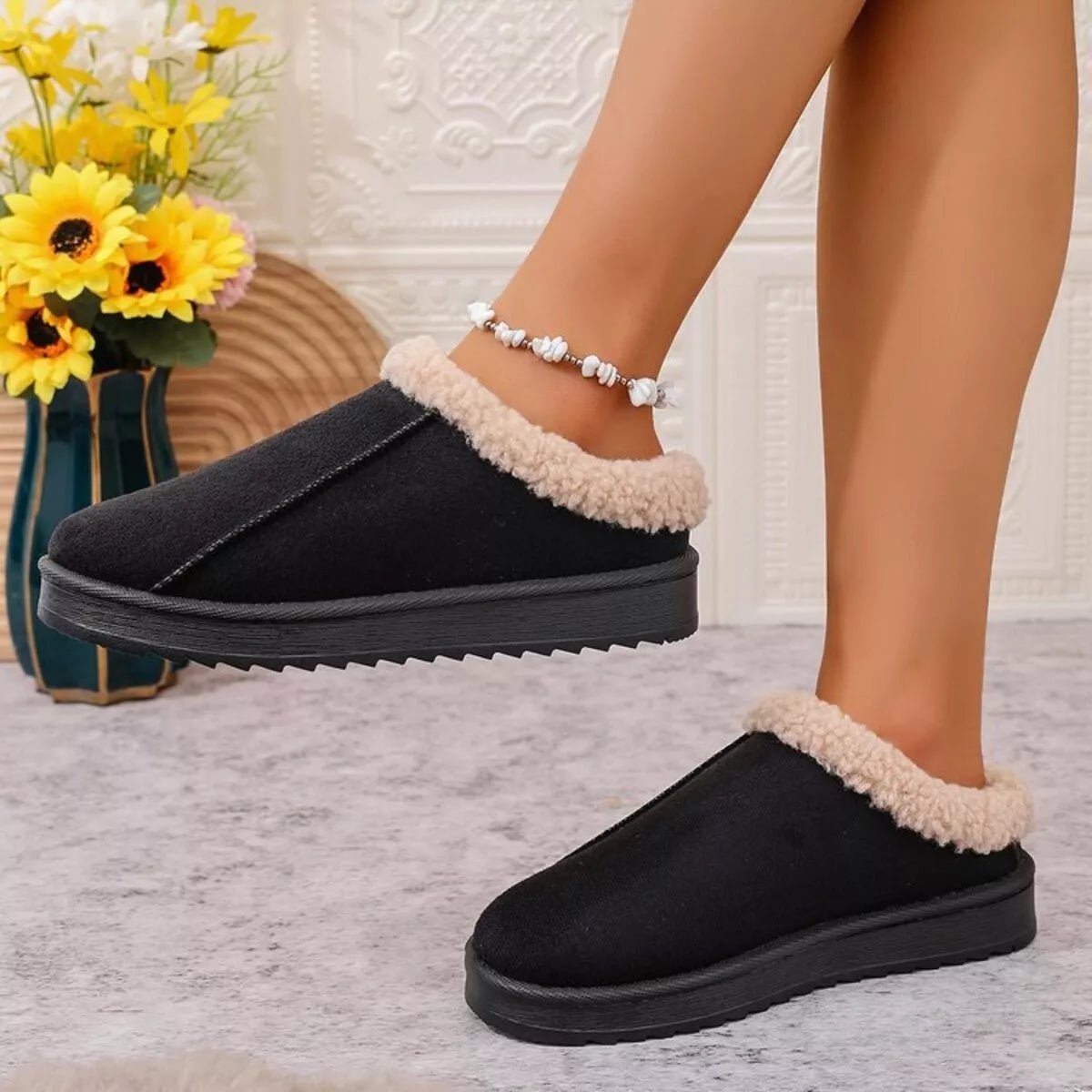 Cozy Plush Lined Clog Slippers - Loving It Shop
