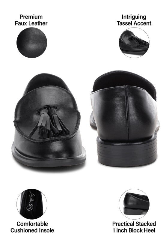 Atilia Tassel Detail Loafers