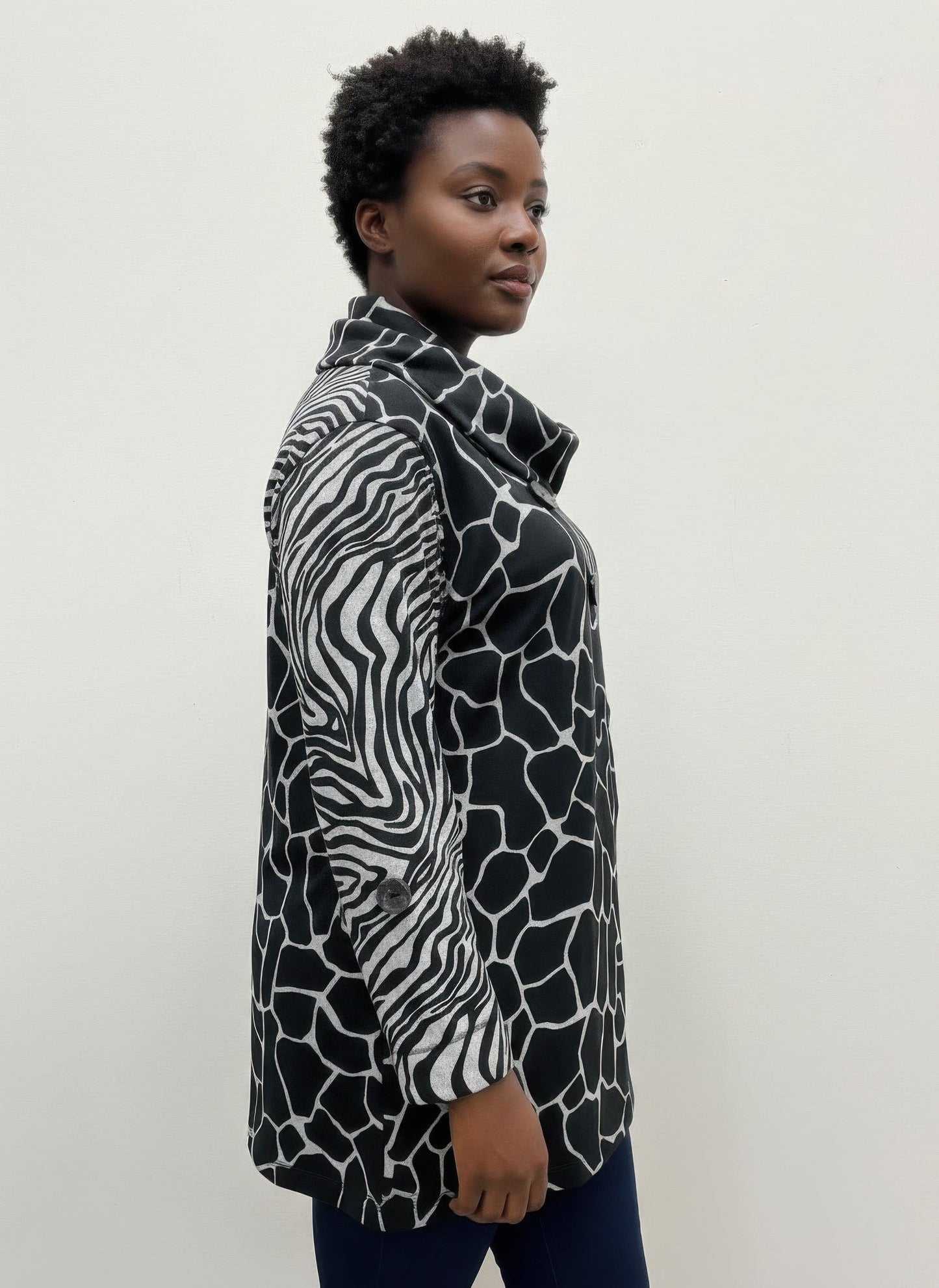 Thomas&olivia Printed Plus Size Blouse