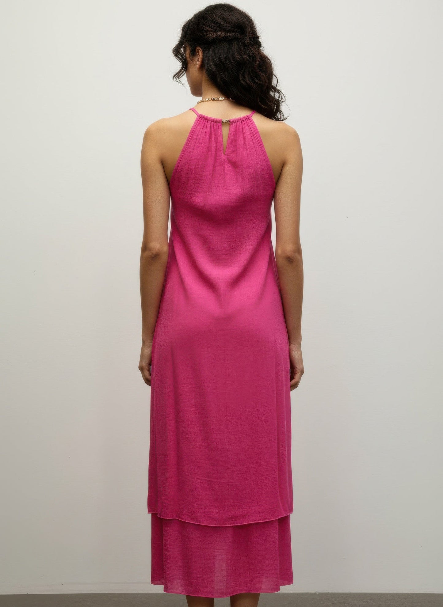 Mlle Gabrielle Solid Sleeveless Dress