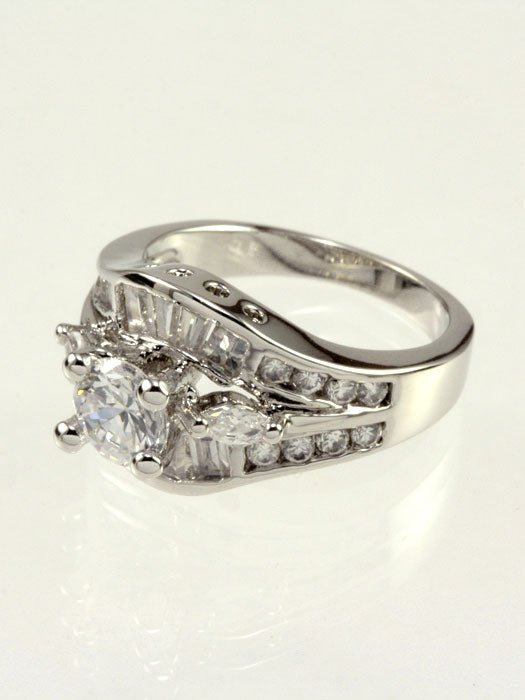 Cubic Zirconia Statement Ring - Loving It Shop