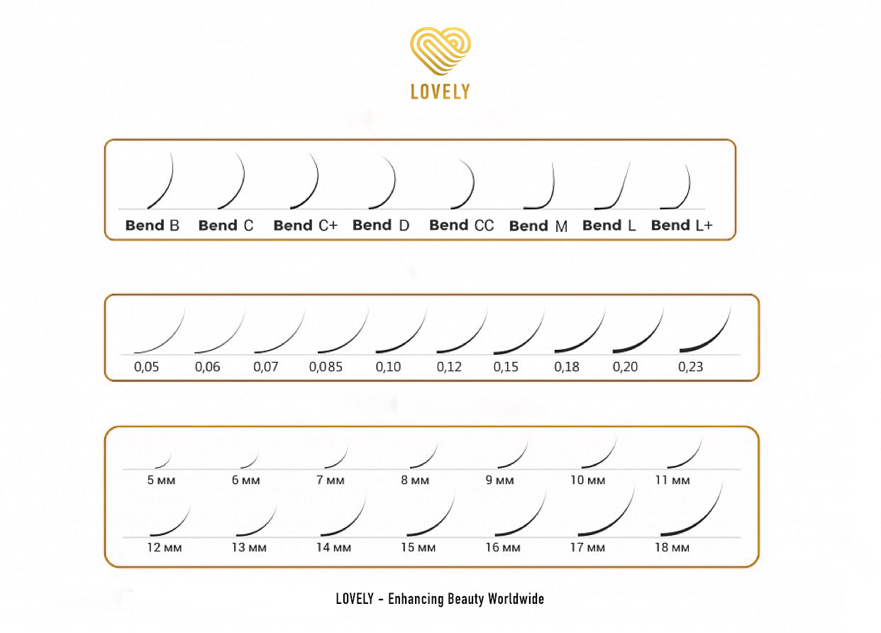 Royal Eyelash Extensions - 16 Line MIX
