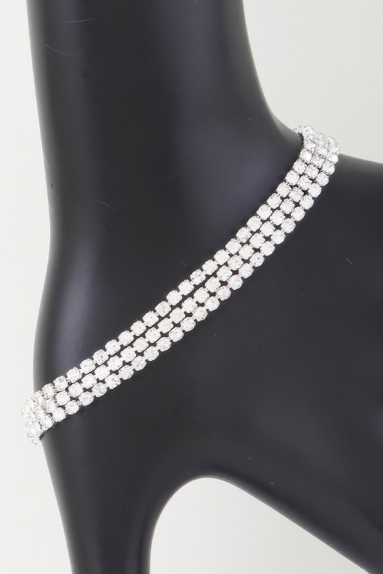 Triple Cubic Jewel Bracelet
