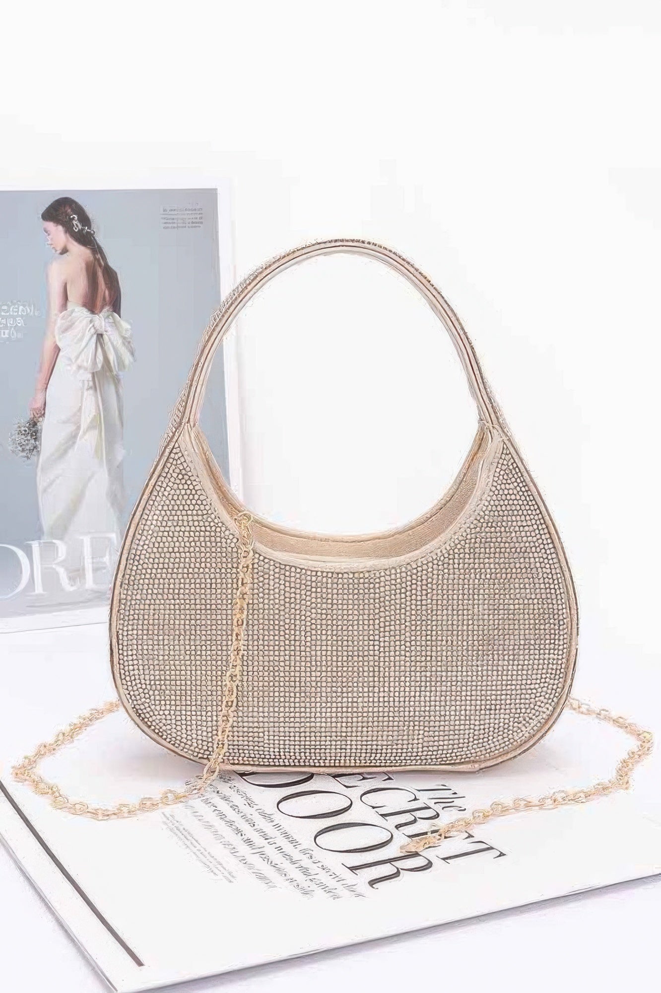 Rhinestone Hobo Bag