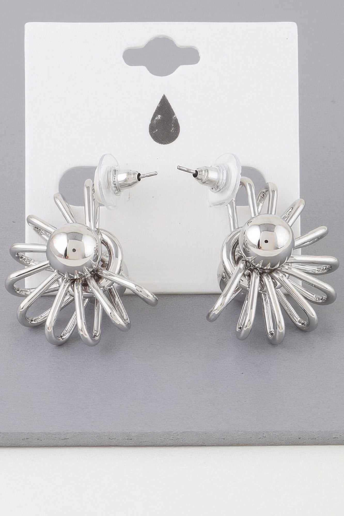 Double Shiny Neutron Wire Stud Earrings