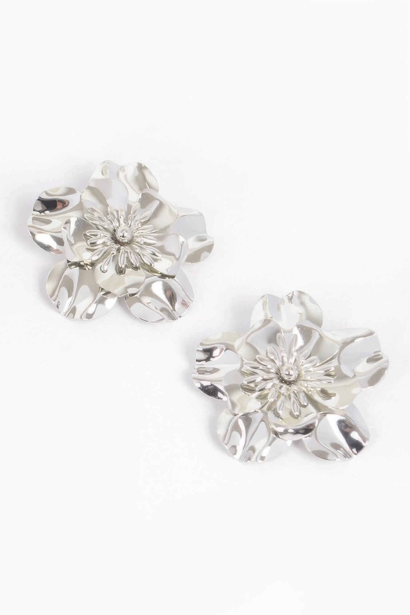 Metal Flower Earring