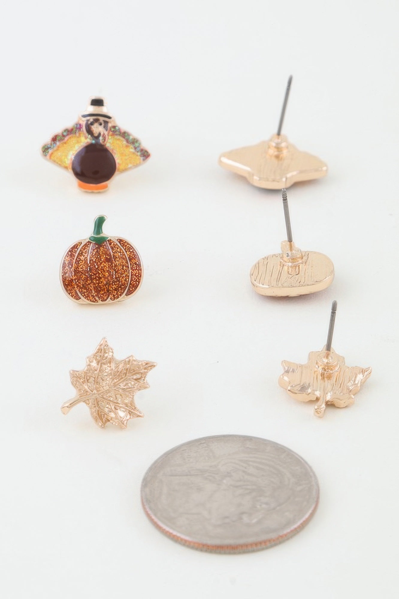 Multi Fall Season Stud Earrings Set