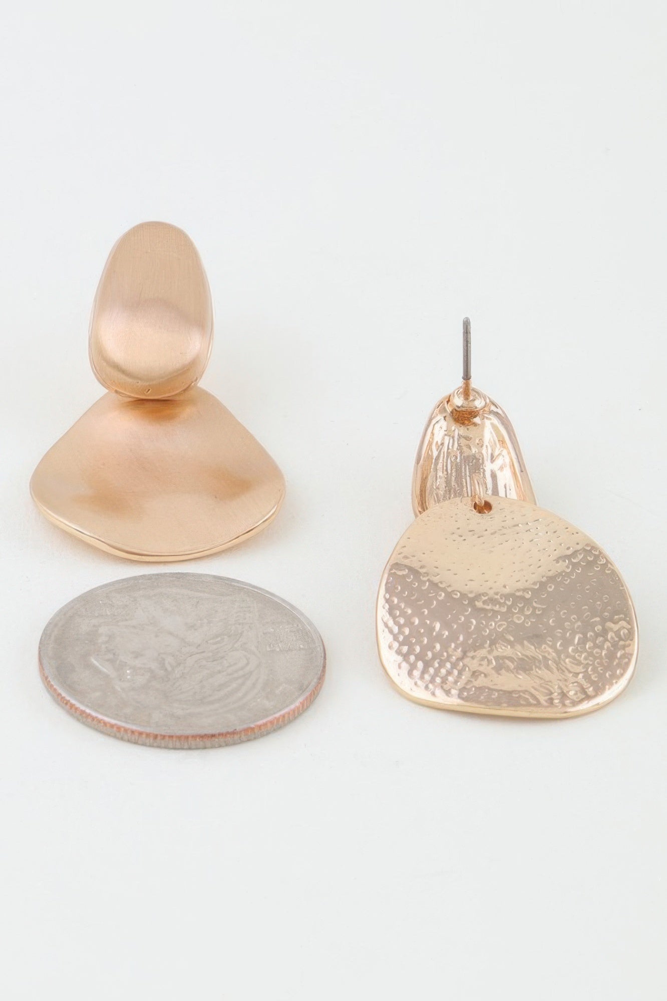 Minimal Matte Drop Earrings