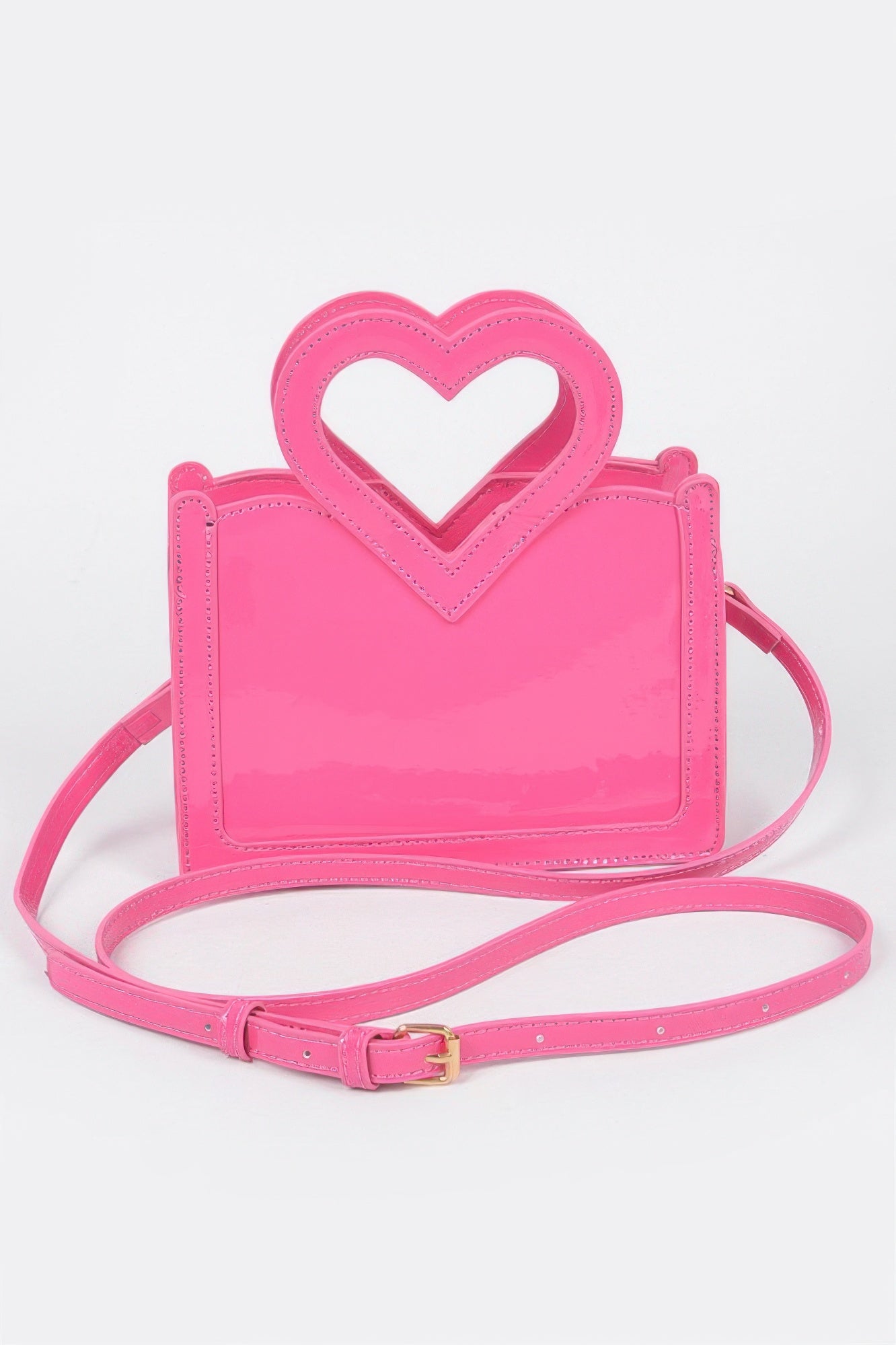 Enamel Top Handle Bag