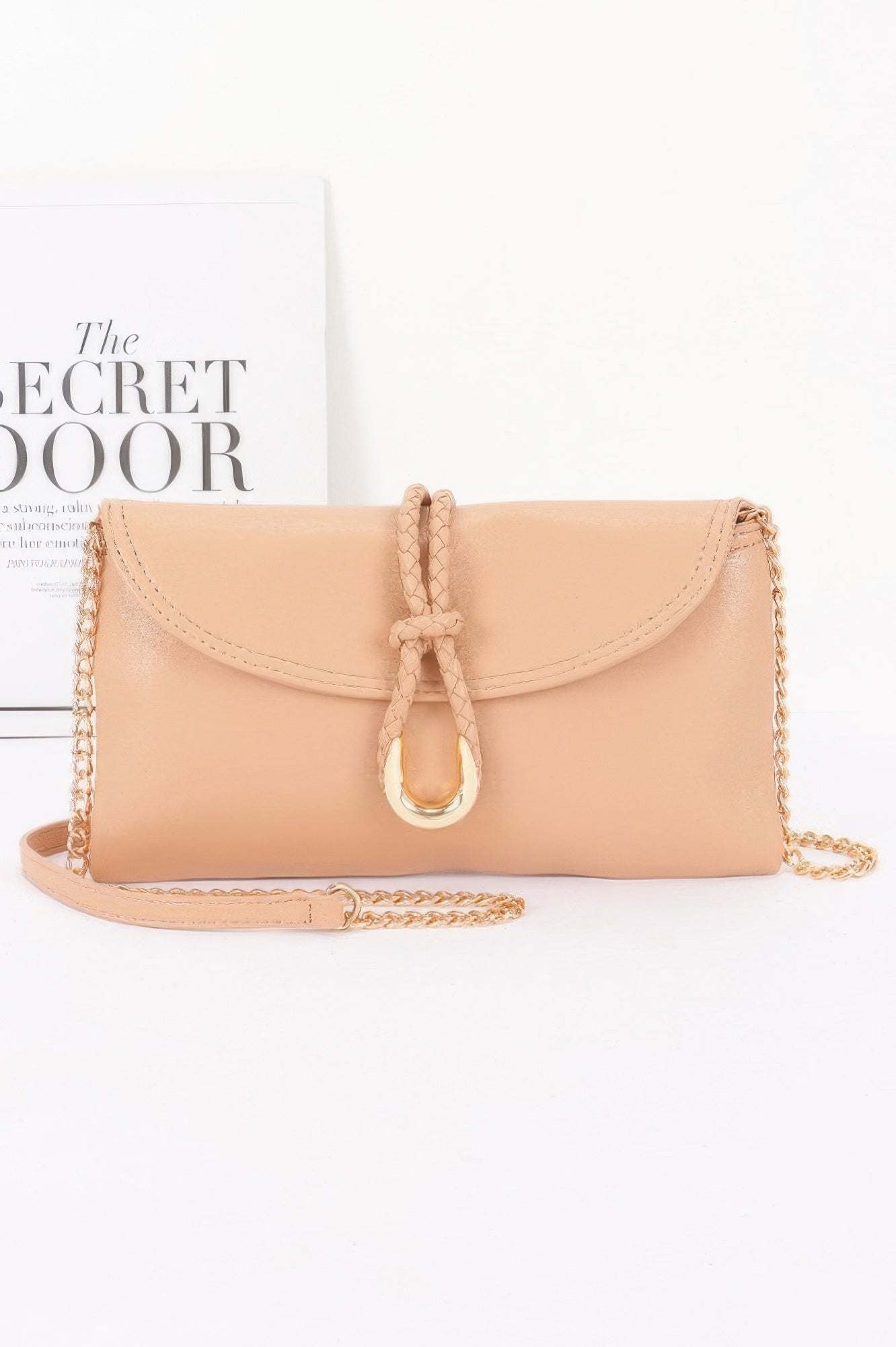 Vegan Leather Envelope Clutch Bag