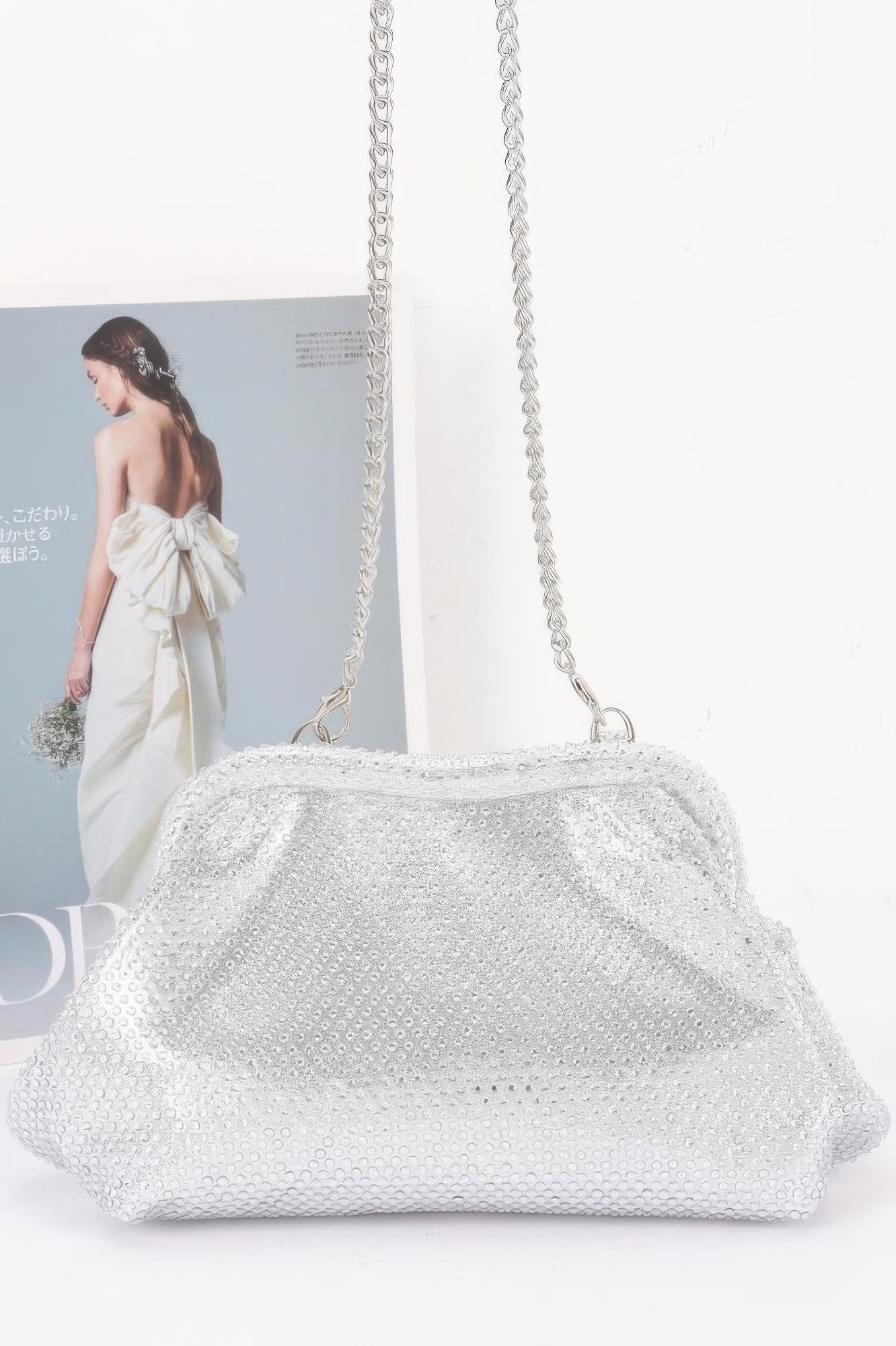 Rhinestone Hot Fix Party Clutch